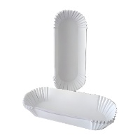 Langwerpige papieren bakvormpjes nr. 10 (Valencianas) - Pastkolor - 3000 stuks