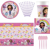 Feestpakket Gabby's Dollhouse - 8 personen