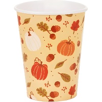 Herfstbekers van 250 ml - 6 stuks