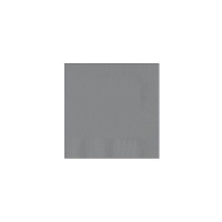 Servetten van 12,5 x 12,5 cm van gemetalliseerd papier - 20 stuks
