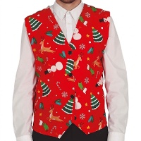 Rood kerstvest