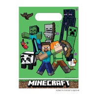 Minecraft-tasjes - 6 stuks
