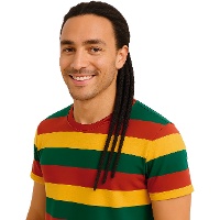 Rasta-lokjes 60 cm - 3 stuks