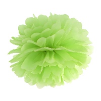 Ronde pompon hanger van 25 cm - 1 stuk