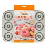 Donutvorm 35,5 x 26,5 x 2,5 cm - Decora - 12 holtes