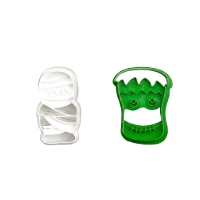 Frankenstein en mummie-snijder - Decora - 2 stuks