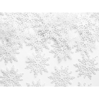 Sneeuwster Papieren Decoratie van 3 cm - 10 stuks
