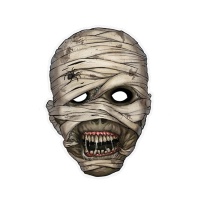 Mummie kartonnen masker - 1 stuk