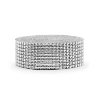 Zilveren decoratief lint - 9,00 m