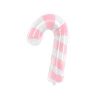 Roze Snoepstok Ballon van 46 x 74 cm - PartyDeco