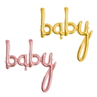 Baby letter ballon 73,5 x 75,5 cm - PartyDeco