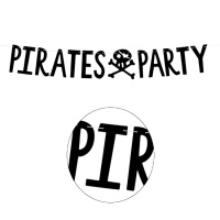 Piratenfeest slinger van 2,00 m