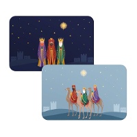 Placemat met Drie Koningen motief van 43 x 28 cm - 1 stuk