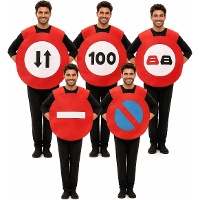 Verkeersbord Kostuum