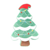 Kerstboom knuffel van 40 x 25 x 15 cm