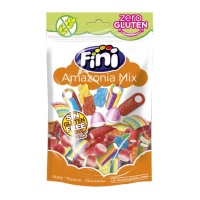 Assortiment van snoepjes met prikkelend zuur, 160 gr - Fini Amazonia Mix