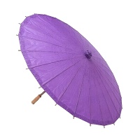 Papieren bamboe parasol van 70 cm