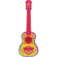 Gekleurde Mexicaanse gitaar van 54 cm