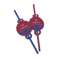 Blaugrana rietjes van FC Barcelona - 6 stuks