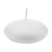 Drijvende witte kaars 8 cm - 4 stuks