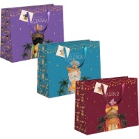 Cadeauzak 35 x 28 x 15 cm Driekoningen - 1 stuk