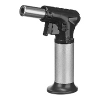 Brandbrander van 15,4 cm zwart en zilver