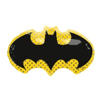 Batman-schild folieballon 76 x 43 cm