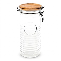 Pot van 1,3 L met houten deksel