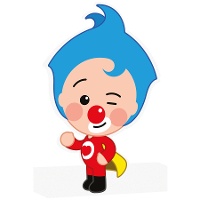 Tafelcentrum van Clown Plim Plim