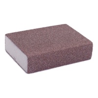 Flexibele schuurblok middelgrove korrel 60 van 10 x 6 x 2 cm