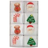 Kerstsuikerfiguurtjes - Wilton - 8 stuks