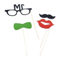 Kit voor Mr. photocall - 4 stuks