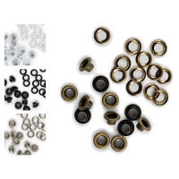 Oogjes van 0,5 centrum - 0,8 kop met ringen - We R memory keepers - 30 stuks