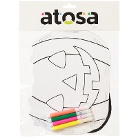 Kleurmandje van pompoen 20 x 15 cm