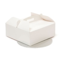 Doos van 33,5 x 33,5 x 12 cm voor taart met ronde basis