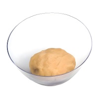 Doorzichtige polycarbonaat kom van 22 x 12,5 cm - Decora