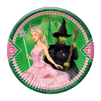 Wicked-borden 23 cm - 8 stuks
