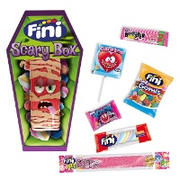 Doodskist met Halloween-snoepjes - 92 gr