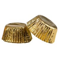 Cupcake cups van 5 cm metallic - Decora - 60 stuks