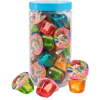 Gelatinebekertjes met een gummysnoepje erin - 18 g - 50 stuks