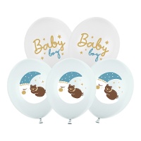 Luna baby latex ballonnen van 30 cm - 6 stuks