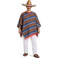 Mexicaanse poncho voor heren