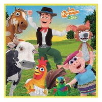 Servetten van La Granja de Zenon, 16,5 x 16,5 cm - 20 stuks