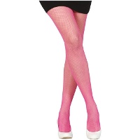 Neon visnet panty's voor vrouwen