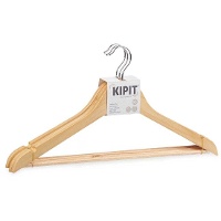 Houten kledinghangers - 3 stuks