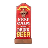 Wandflesopener Keep Calm - 1 stuk