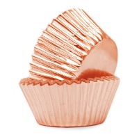 Metallic cupcake vormpjes van 7,5 cm - Scrapcooking - 48 stuks