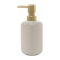 Natuurlijk gegraveerde zeepdispenser, 13,5 cm