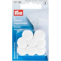 Dubbele knopen van 1,7 cm voor kleding - Prym - 8 stuks