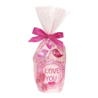 Tas met gemengde hartvormige marshmallows en gummies van 100 gr